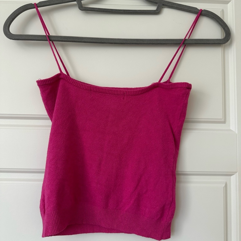 Trina Turk Crop Pink Top with straps